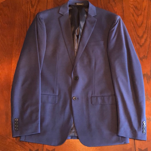 Men’s Calvin Klein Navy Blue Suit 42L - Picture 3 of 17